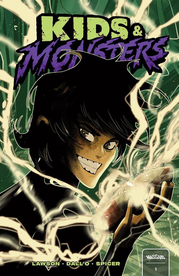 Kids & Monsters #1 variant cover by Nicola Izzo