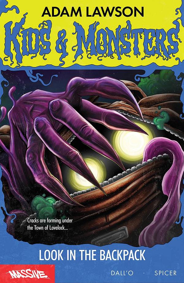 Kids & Monsters #1 variant cover by Trevor Richardson