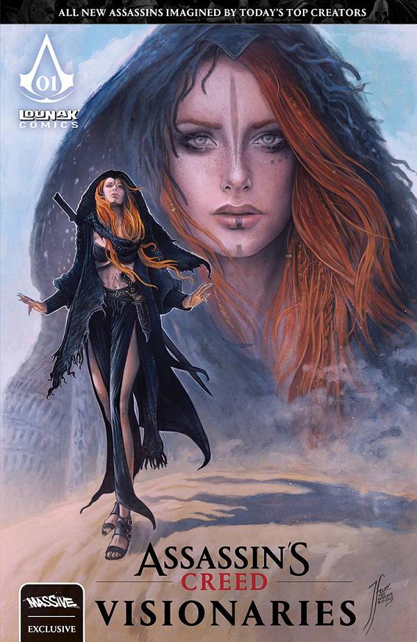 Assassins Creed Visionaries #1 cover by Tehani Farr
