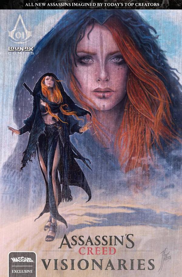 Assassins Creed Visionaries #1 cover by Tehani Farr