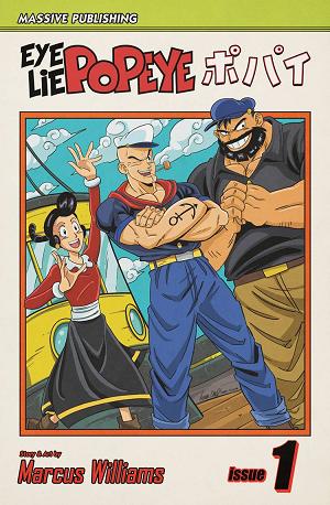 Eye Lie Popeye #1 CVR F CALERO HOMAGE cover