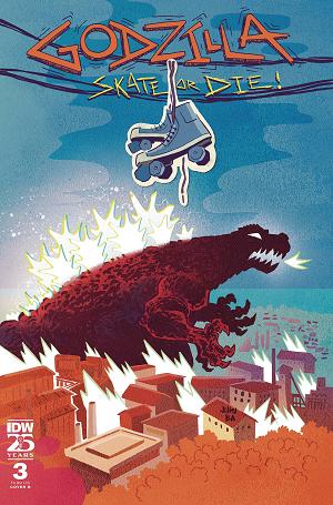 Godzilla Skate Or Die #3 CVR B BA cover