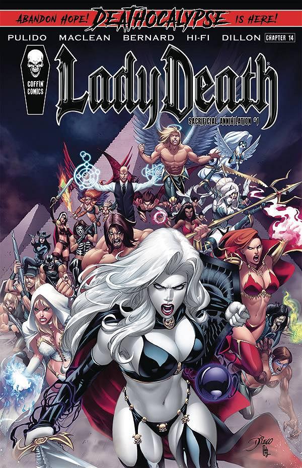 Lady Death Sacrificial Annihilation #1  cover