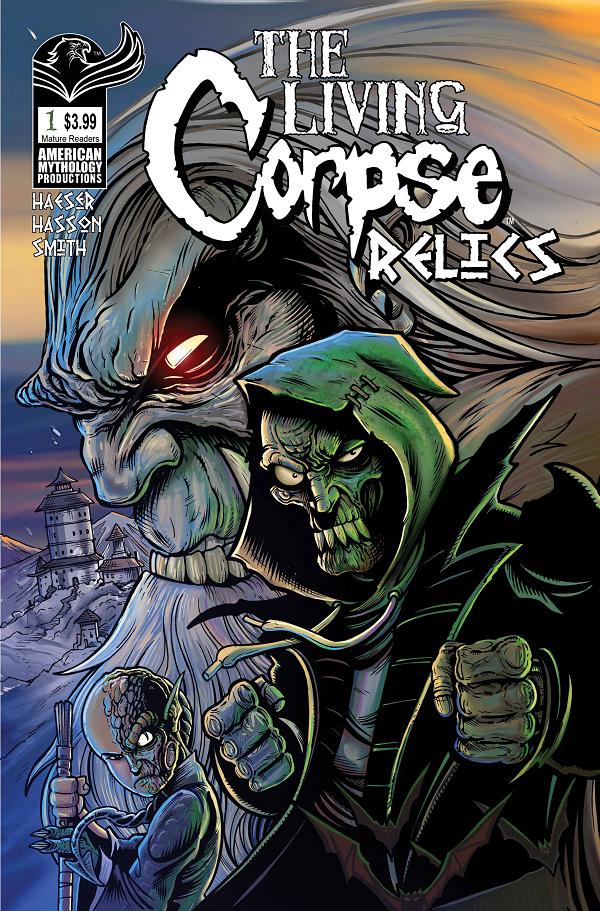 Living Corpse Relics #1 cover by Buz Hasson