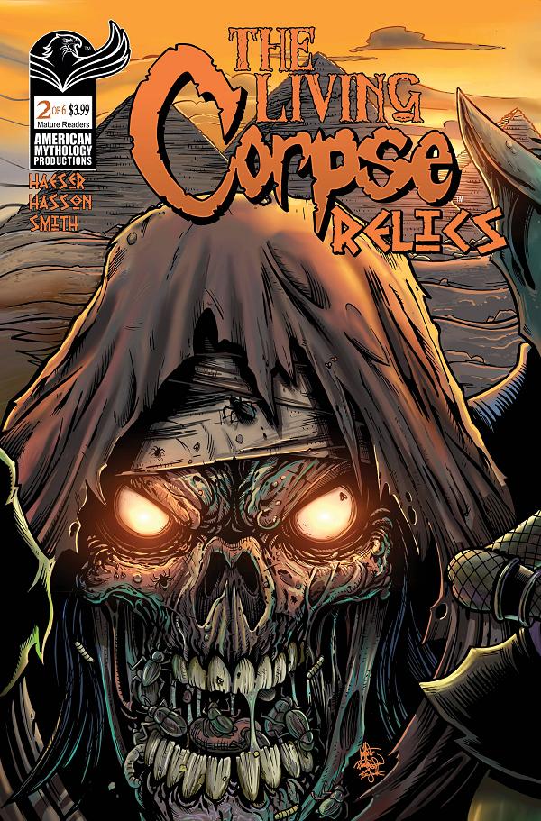 Living Corpse Relics #2 cover by Buz Hasson