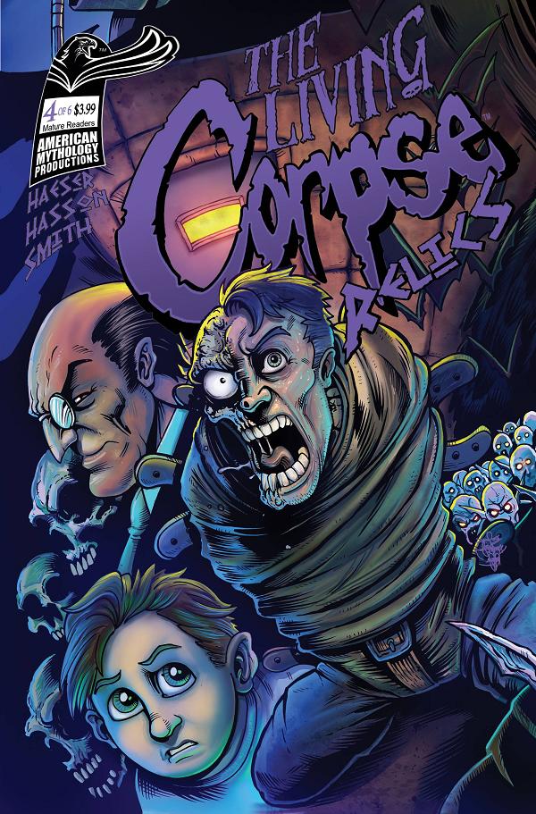 Living Corpse Relics #4 cover by Buz Hasson