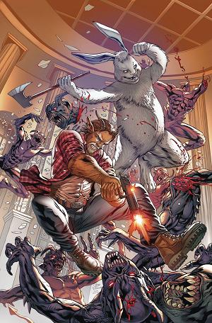 Man Goat & Bunnyman Beware The Pigman #2 CVR A VITORI cover