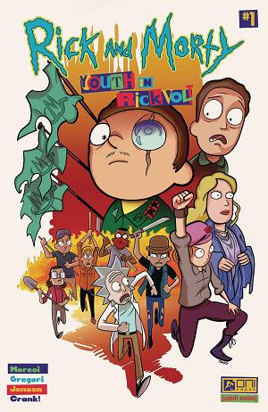 Rick And Morty Youth In Rickvolt #1 CVR A GREGORI (MR) cover