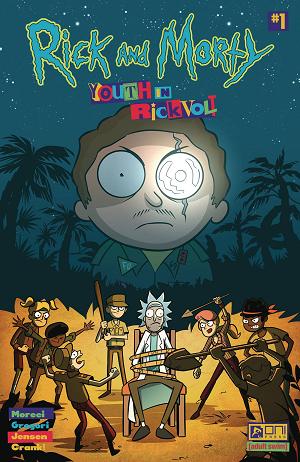 Rick And Morty Youth In Rickvolt #1 CVR B BURRINI (MR) cover