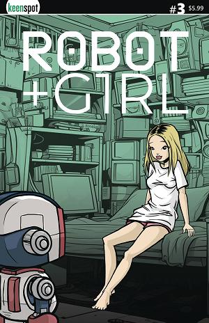 Robot + Girl #3 cover