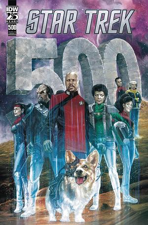 Star Trek #500 CVR C WOODWARD cover