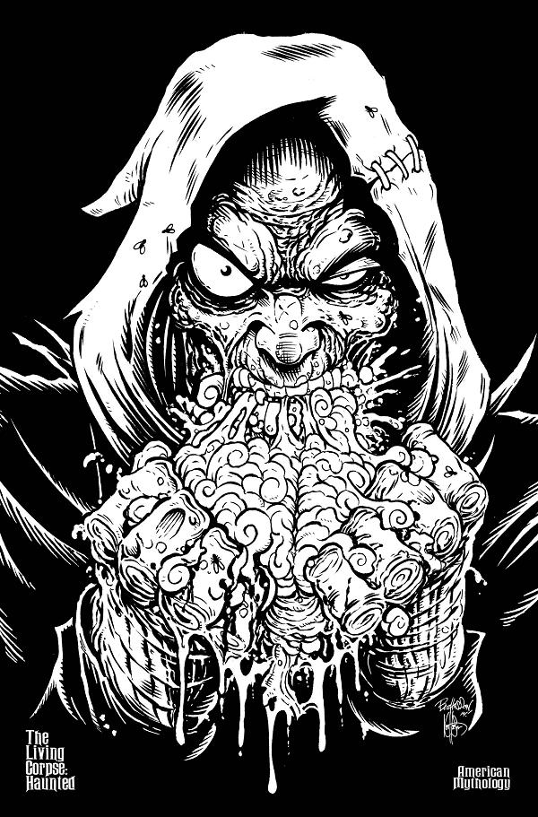 The Living Corpse Haunted (One Shot) #0 variant cover by Ken Haeser
