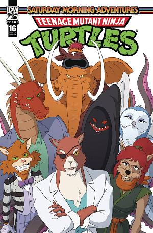 Tmnt Saturday Morning Adv #16 CVR A SCHOENING cover