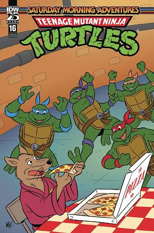 Tmnt Saturday Morning Adv 2023 #16 CVR B KAZALEH cover