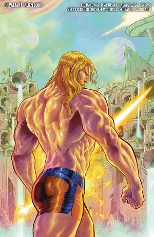 X-O Manowar Invictus #4 CVR B FAJARDO SWIMSUIT cover