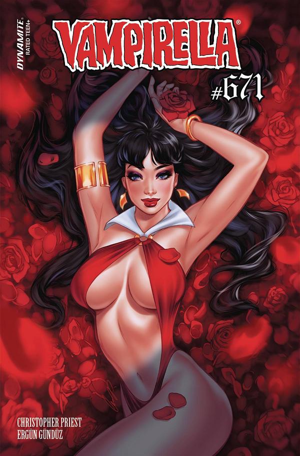 Vampirella #671 variant cover by Elias Chatzoudis