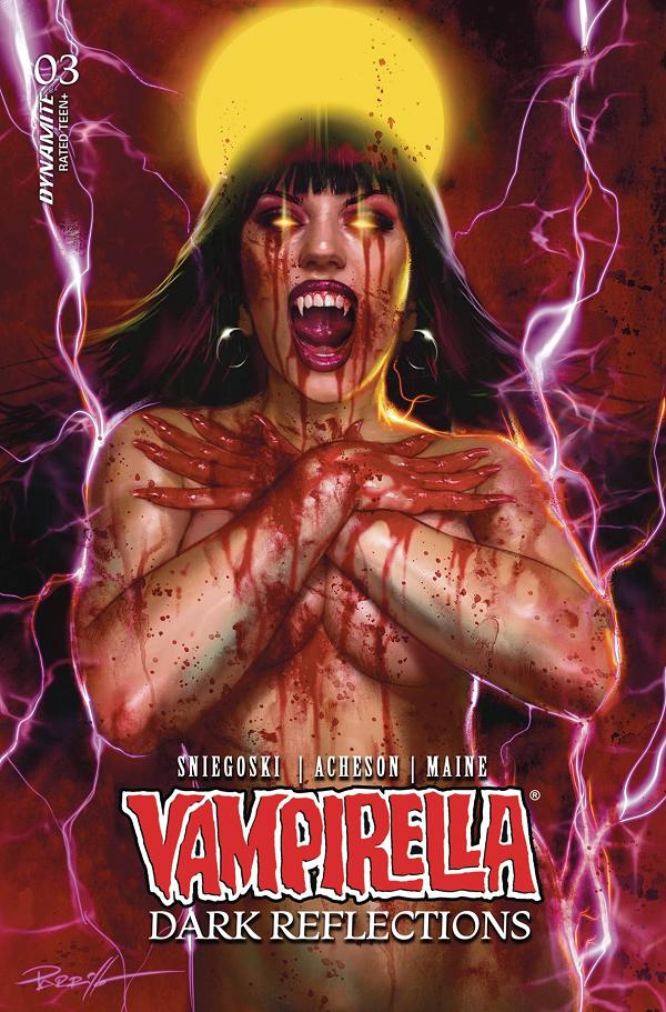Vampirella Dark Reflections #3 cover by Lucio Parrillo