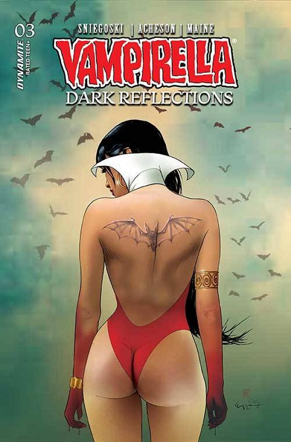 Vampirella Dark Reflections #3 variant cover by Ergun Gunduz