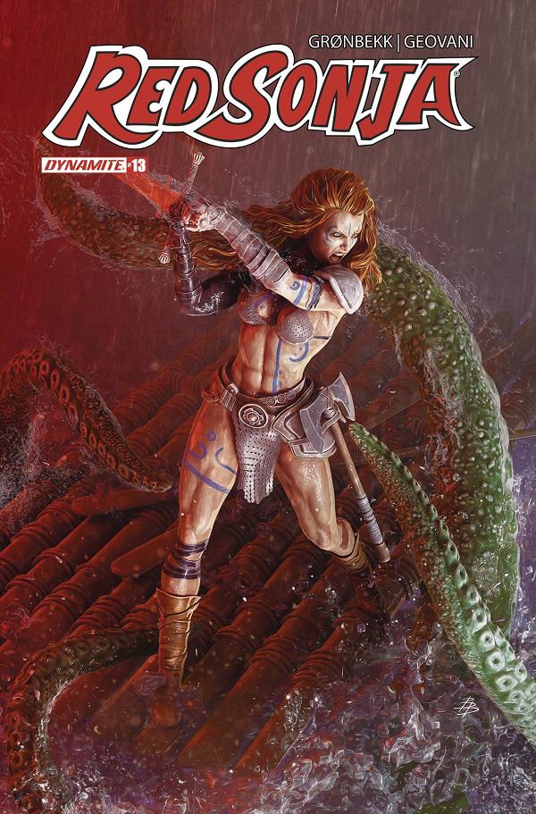 Red Sonja 2023 #13 variant cover by Bjorn Barends