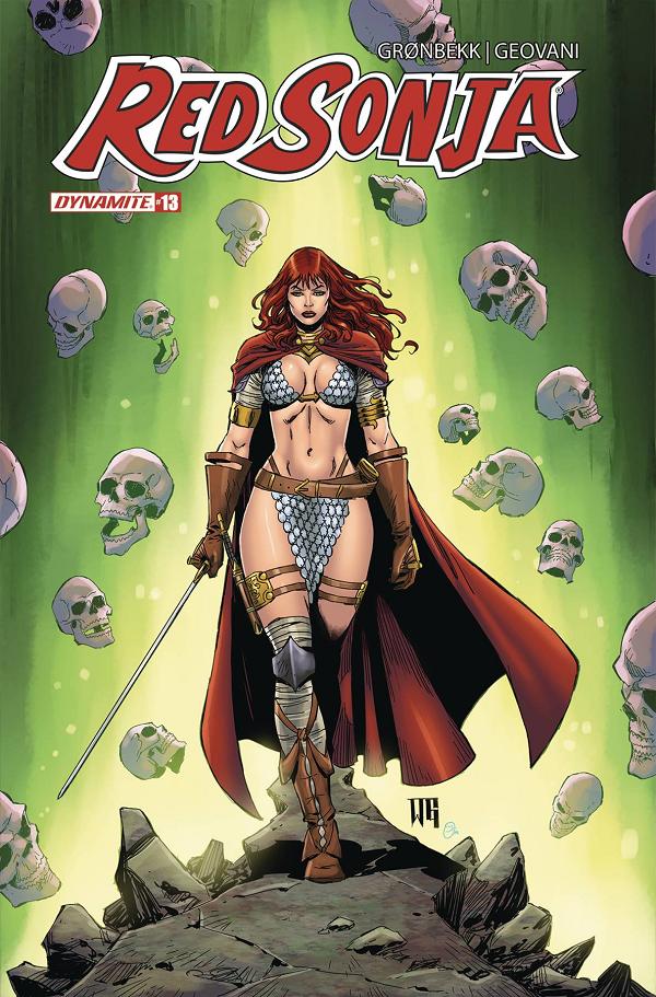 Red Sonja 2023 #13 variant cover by Walter Geovani