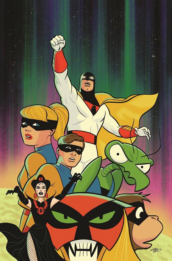 Space Ghost #4 variant cover by Michael Cho