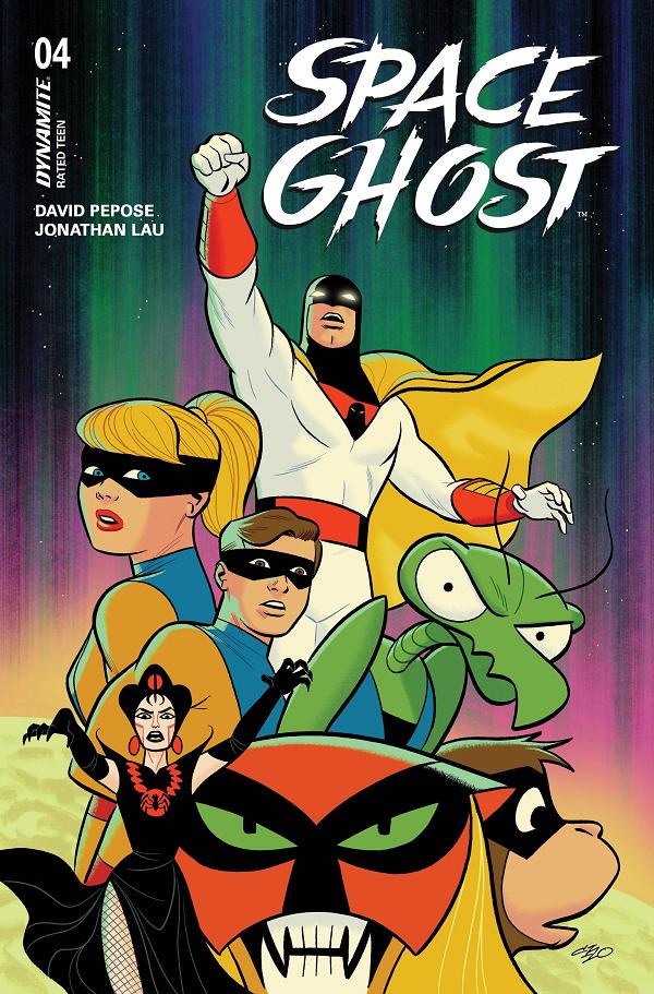 Space Ghost #4 variant cover by Michael Cho