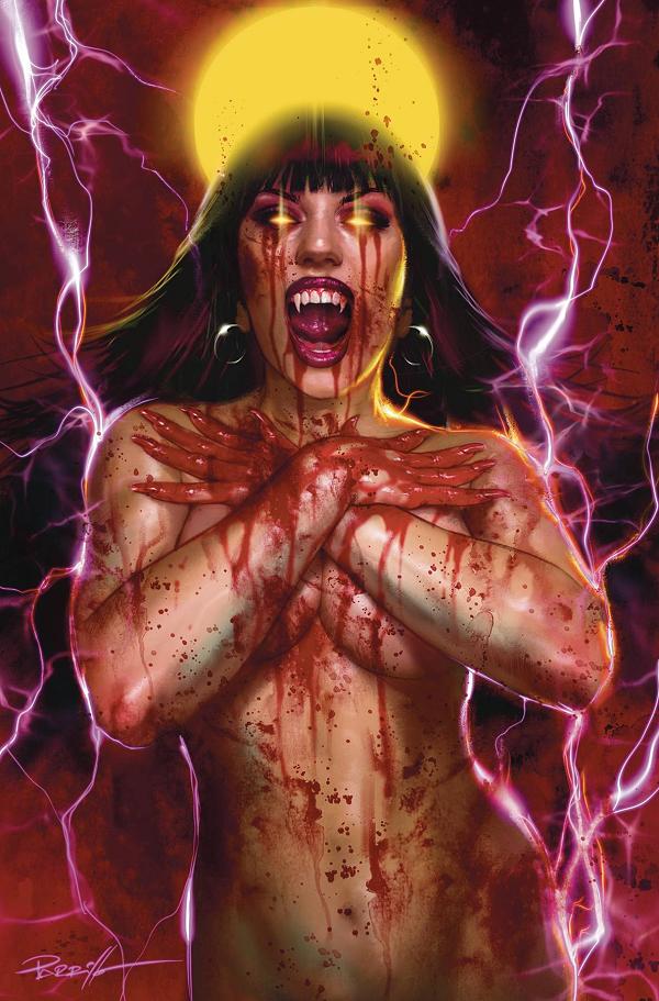 Vampirella Dark Reflections #3 variant cover by Lucio Parrillo