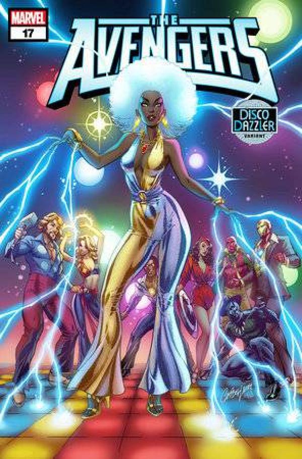 Avengers #17 variant cover by J. Scott Campbell