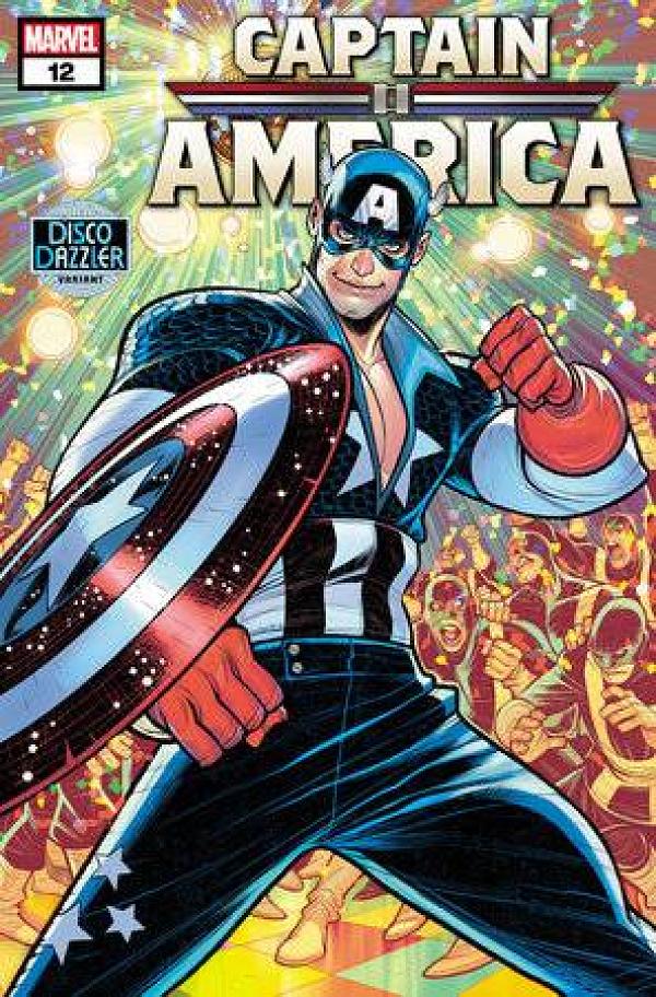 Captain America #12 ELIZABETH TORQUE DISCO DAZZLER cover