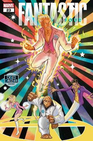 Fantastic Four #23 BEN SU DISCO DAZZLER cover