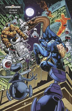 Fantastic Four #24 CHRIS ALLEN STORMBREAKERS cover