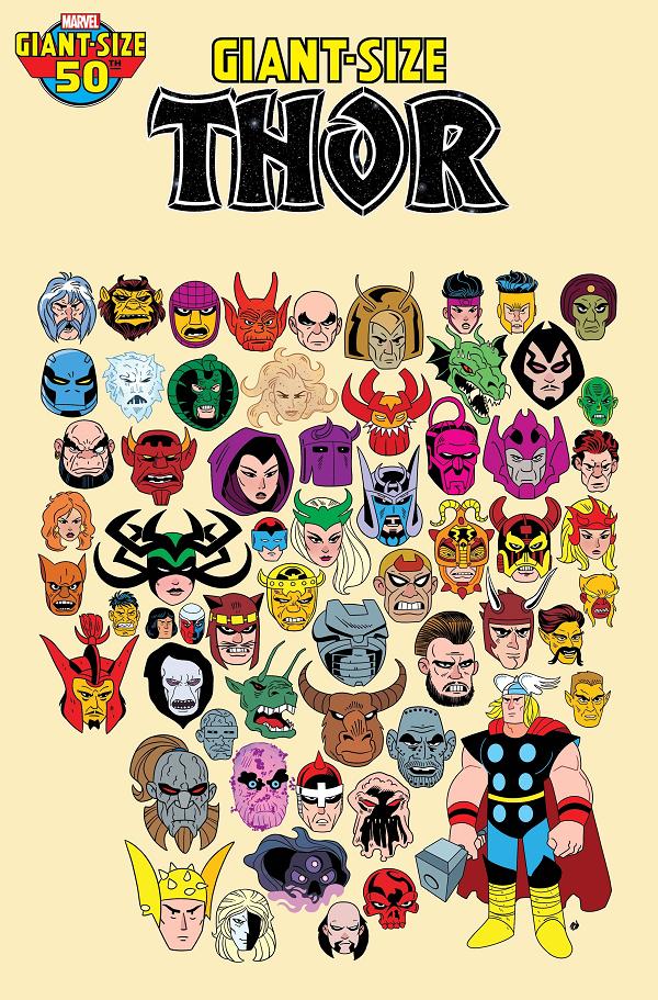 Giant-Size Thor #1 DAVE BARDIN DEADLY FOES cover
