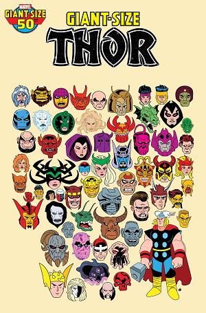 Giant-Size Thor #1 DAVE BARDIN DEADLY FOES cover