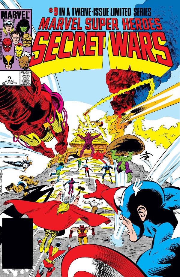 Marvel Super Heroes: Secret Wars #9 FACSIMILE ED FOIL cover