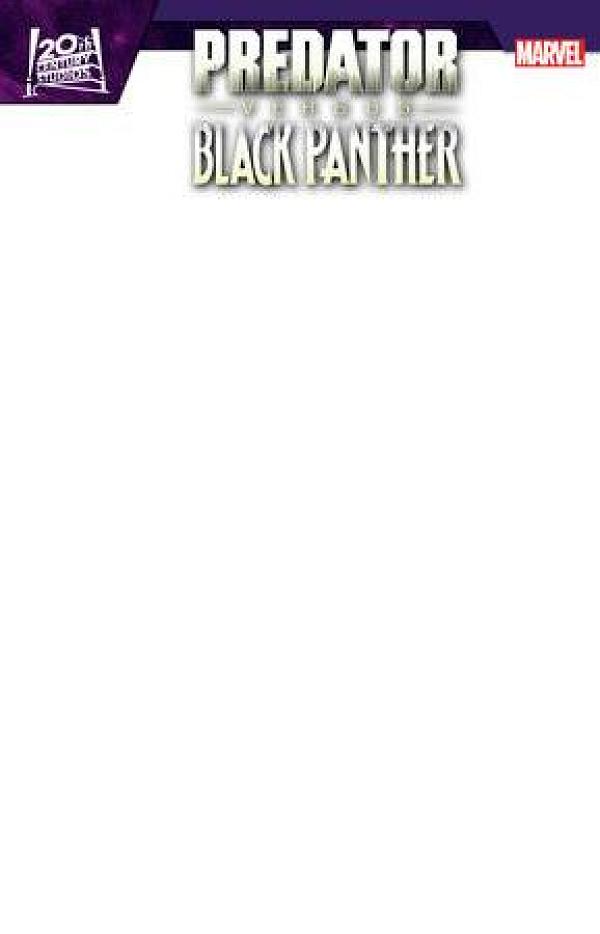 Predator Vs Black Panther #1 (OF 4) BLANK cover