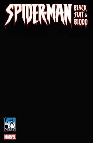 Spider-Man: Black Suit & Blood #1 (OF 4) BLACK BLANK cover