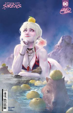 Gotham City Sirens #1 CVR F RAHZZAH SWIMSUIT CSV cover