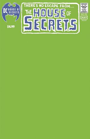 House Of Secrets #92 CVR C FACSIMILE (2024) CVR C BLANK cover