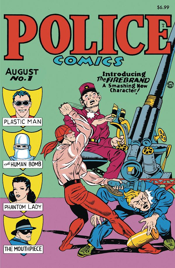 Police Comics #1 cover