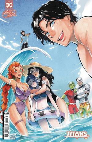 Titans #14 CVR E SAOWEE SWIMSUIT CSV cover