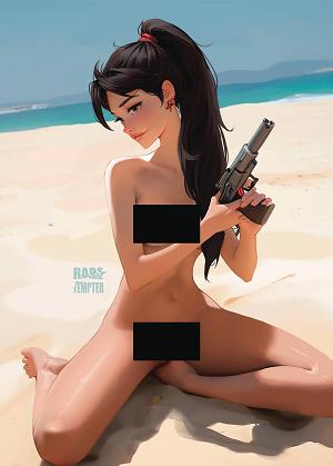 Gun Honey Collision Course #4 CVR D RARETEMPER FRONT BACK NU cover
