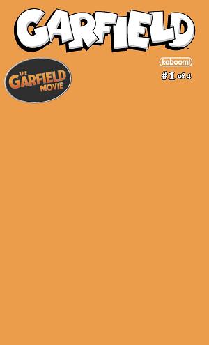 Garfield #1 CVR D (OF 4) CVR D BLANK SKETCH ORANGE cover