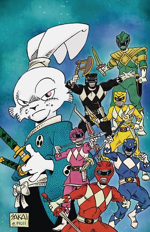 Mighty Morphin Power Rangers Usagi Yojimbo #1 CVR E CVR E FOIL cover