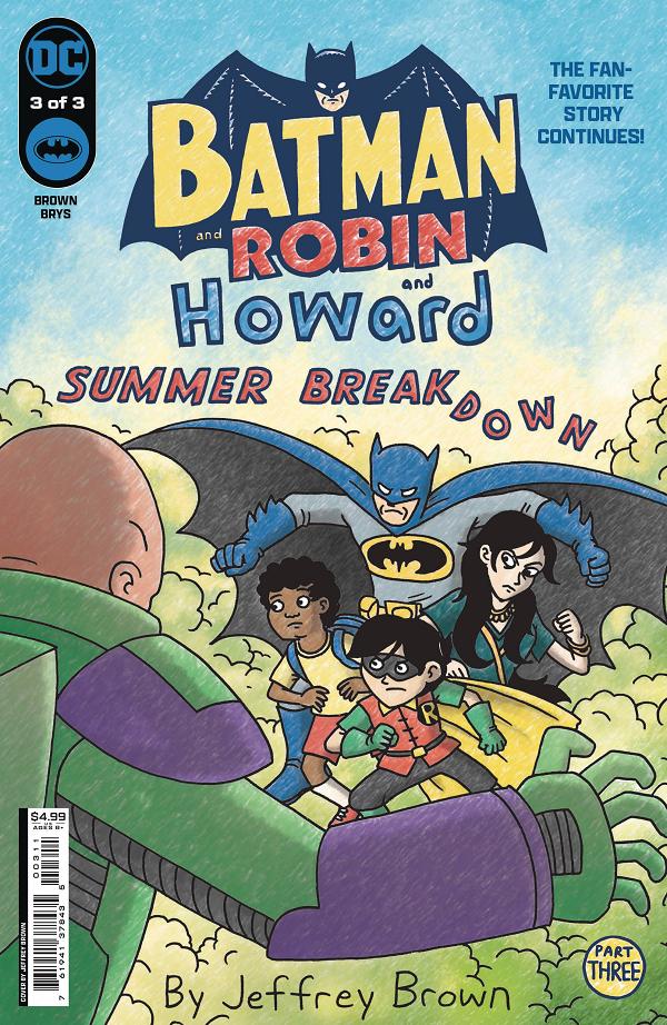 Batman And Robin And Howard Summer Breakdown #3 cover