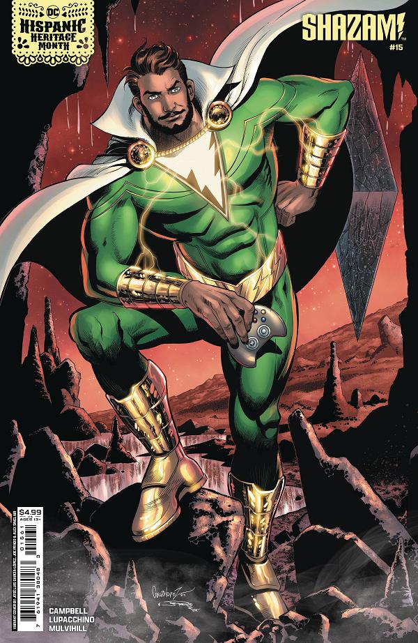 Shazam #15 CVR D GARCIA-LOPEZ PRADO HISPANIC HERITAGE cover