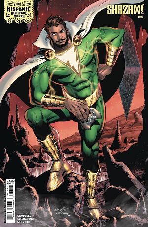 Shazam #15 CVR D GARCIA-LOPEZ PRADO HISPANIC HERITAGE cover
