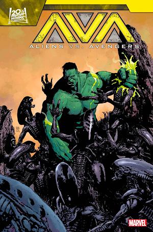 Aliens Vs Avengers #2 (OF 4) ANDREA SORRENTINO cover