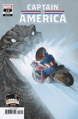 Captain America #13 PHIL NOTO GODZILLA cover