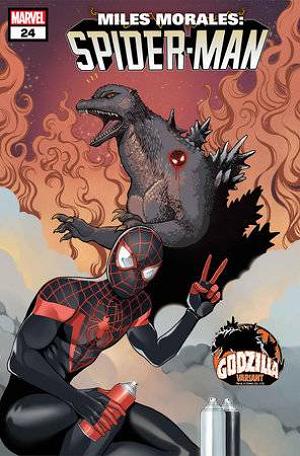 Miles Morales: Spider-Man #24 ROMY JONES GODZILLA cover