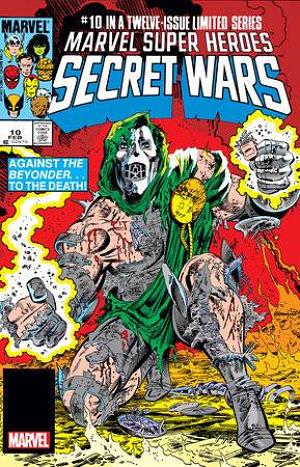 Marvel Super Heroes: Secret Wars #10 FACSIMILE ED FOIL cover